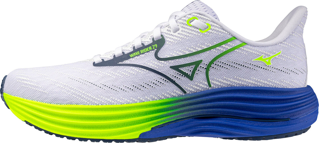 Men's Wave Rider 29 Road Running Shoes - White
