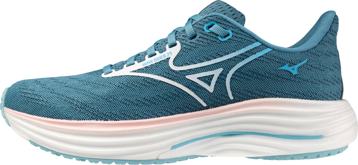 Women's Wave Rider 29 Road Running Shoes - Blue