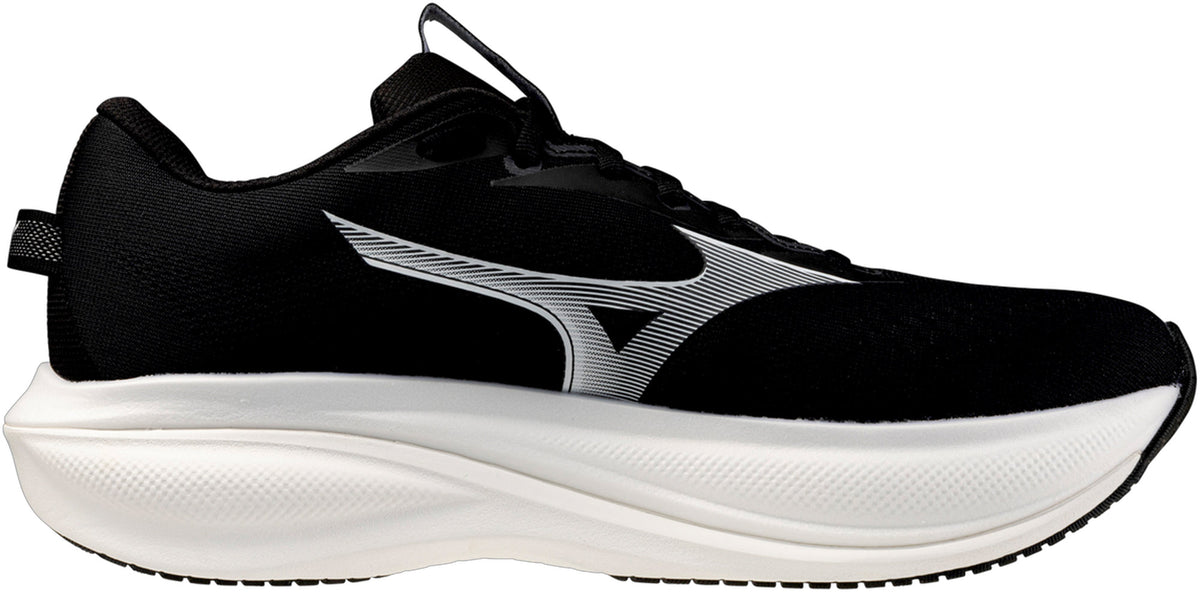 Men's Wave Rider 30 Wide Fit Road Running Shoes - Black