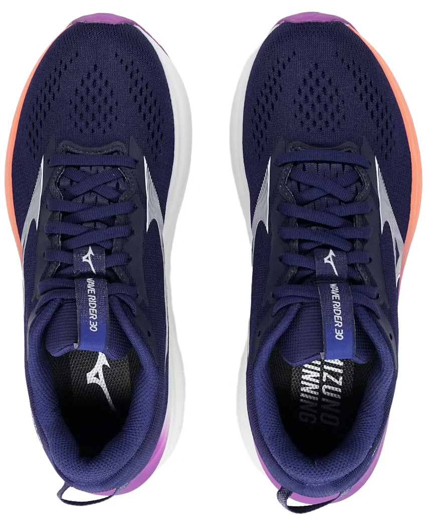 Women's Wave Rider 30 Road Running Shoes - Blue