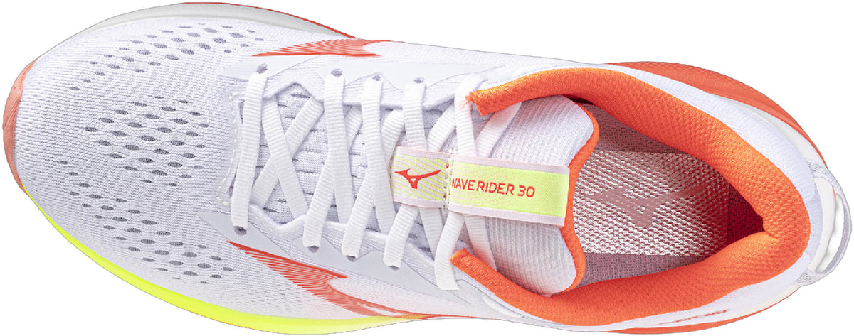 Women's Wave Rider 30 Road Running Shoes - White