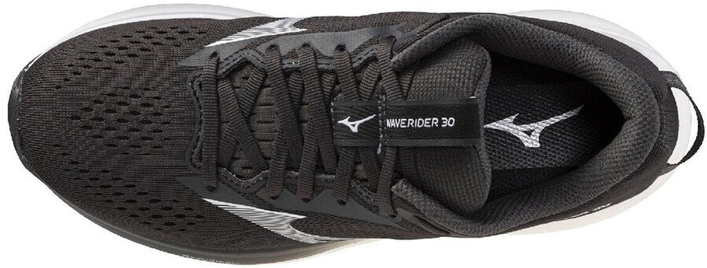 Women's Wave Rider 30 Wide Fit Road Running Shoes - Black