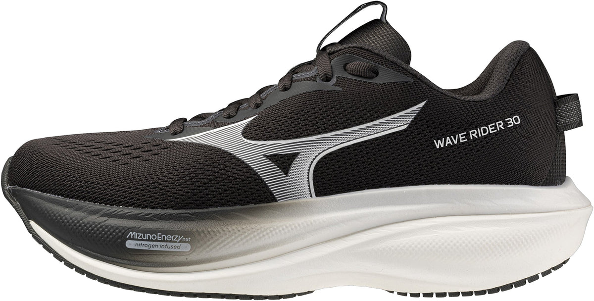 Women's Wave Rider 30 Wide Fit Road Running Shoes - Black