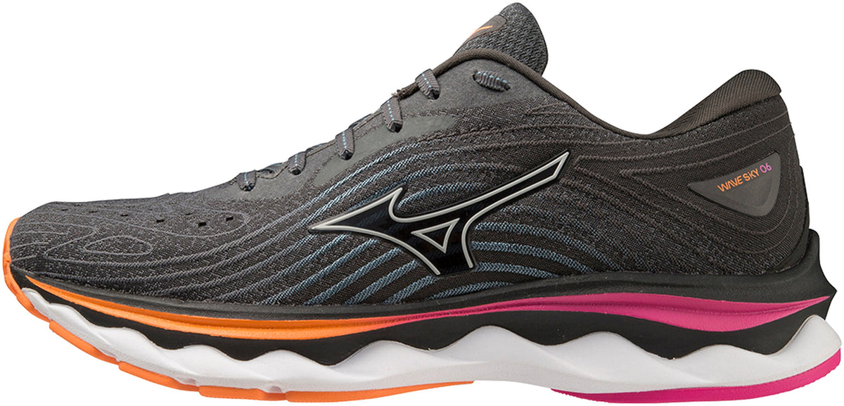 Women's Wave Sky 6 Road Running Shoes - Grey