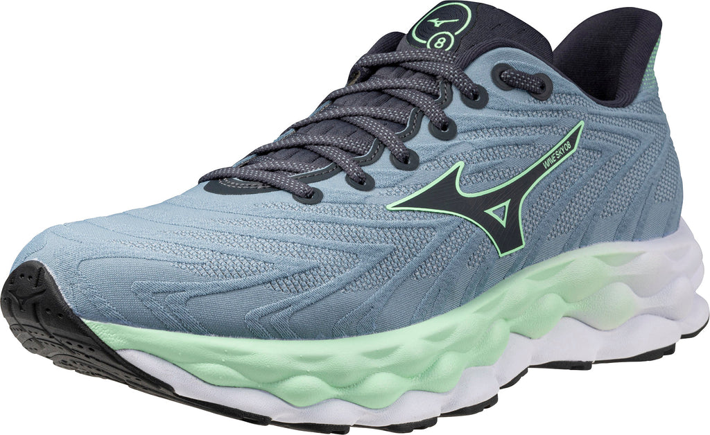 Men's Wave Sky 8 Road Running Shoes - Blue