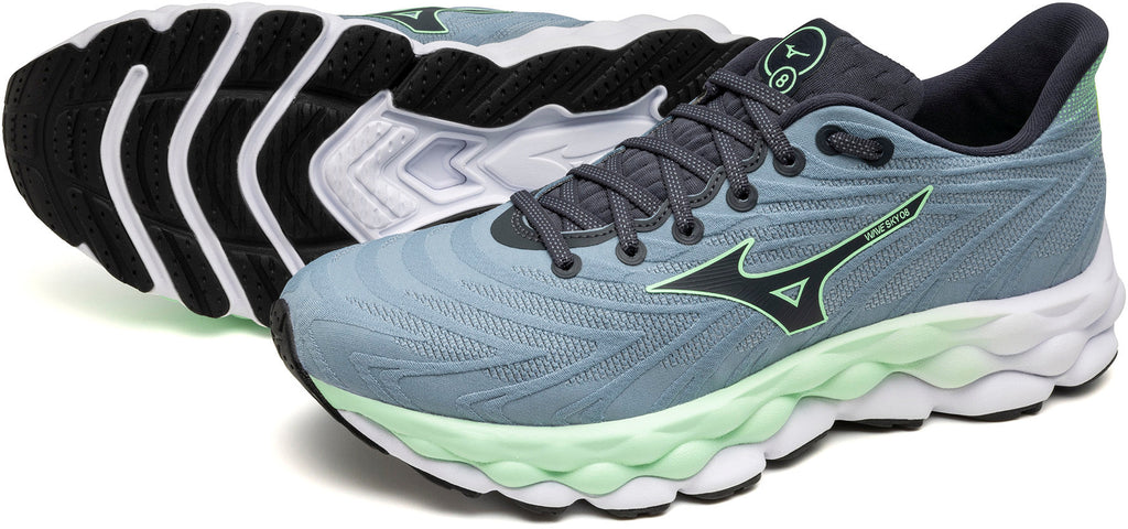 Men's Wave Sky 8 Road Running Shoes - Blue