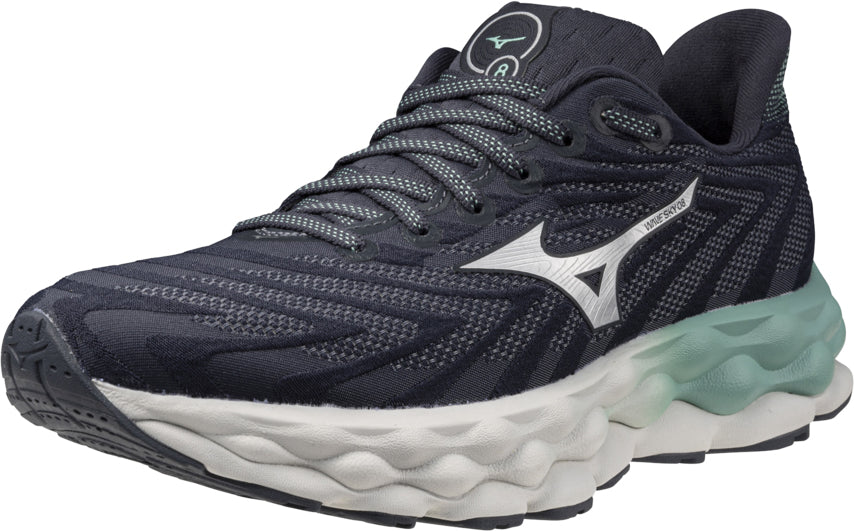 Women's Wave Sky 8 Road Running Shoes - Grey