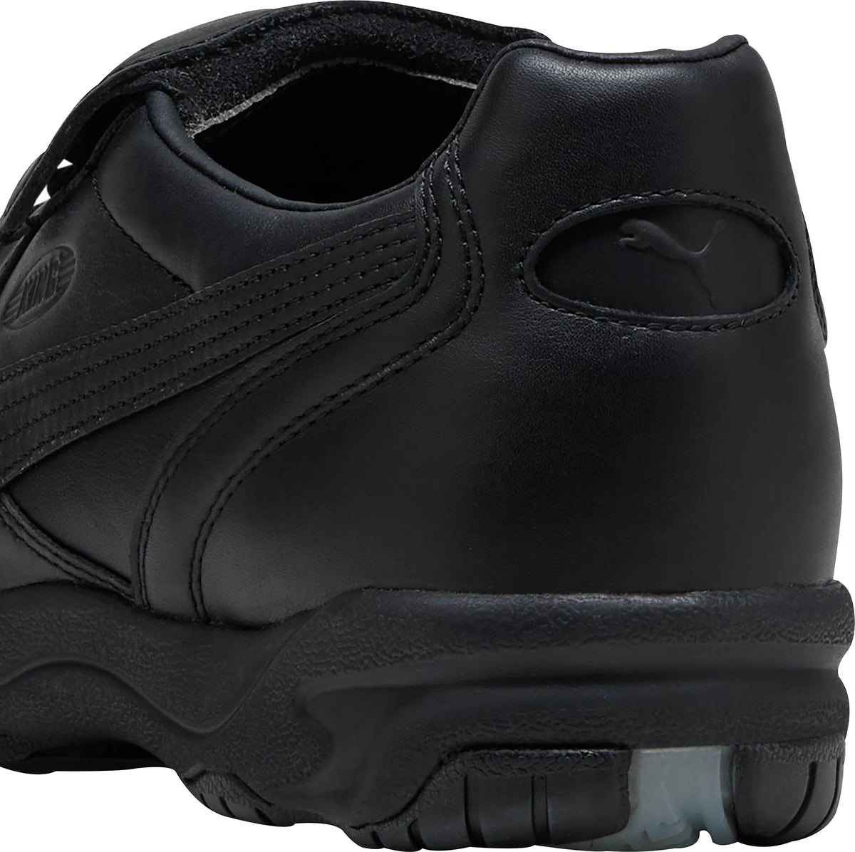 King Leather Trainers - Black