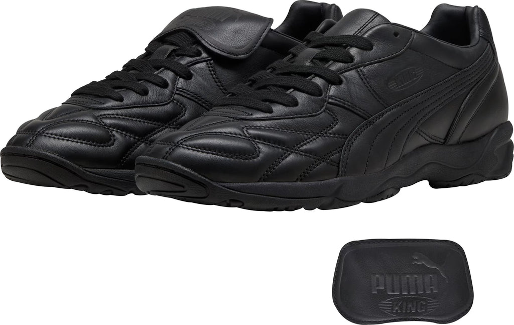King Leather Trainers - Black