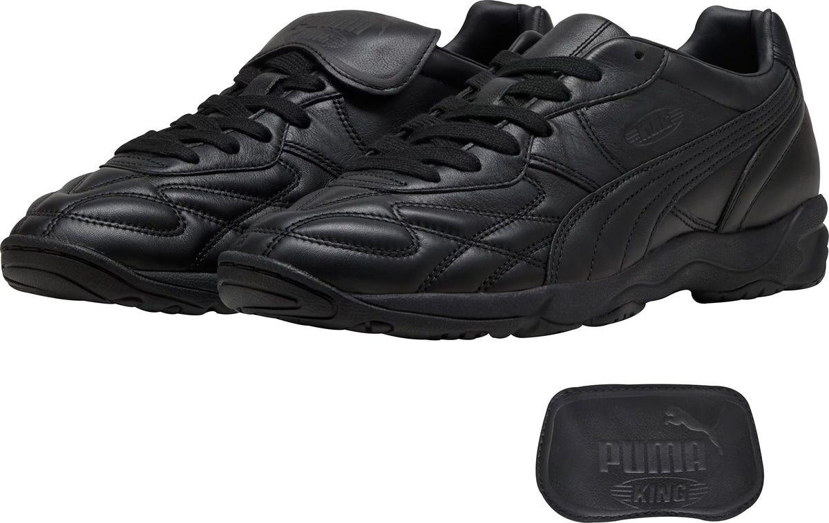 King Leather Trainers - Black