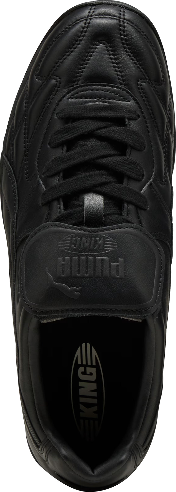 King Leather Trainers - Black