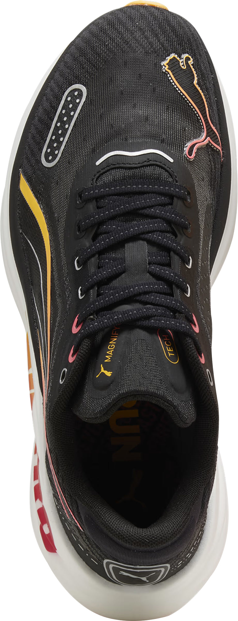 Men's Magnify Nitro 2 Tech Road Running Shoes - Black