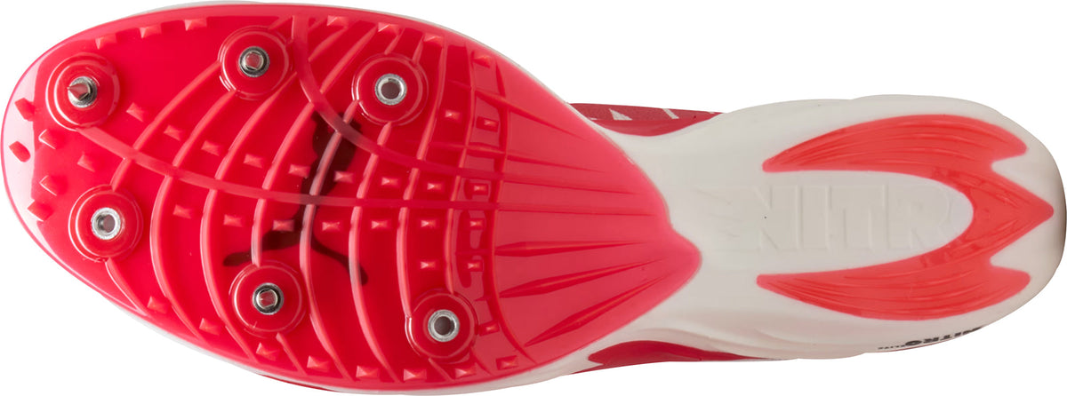 Mid Distance Nitro Elite 3 Running Spikes - White