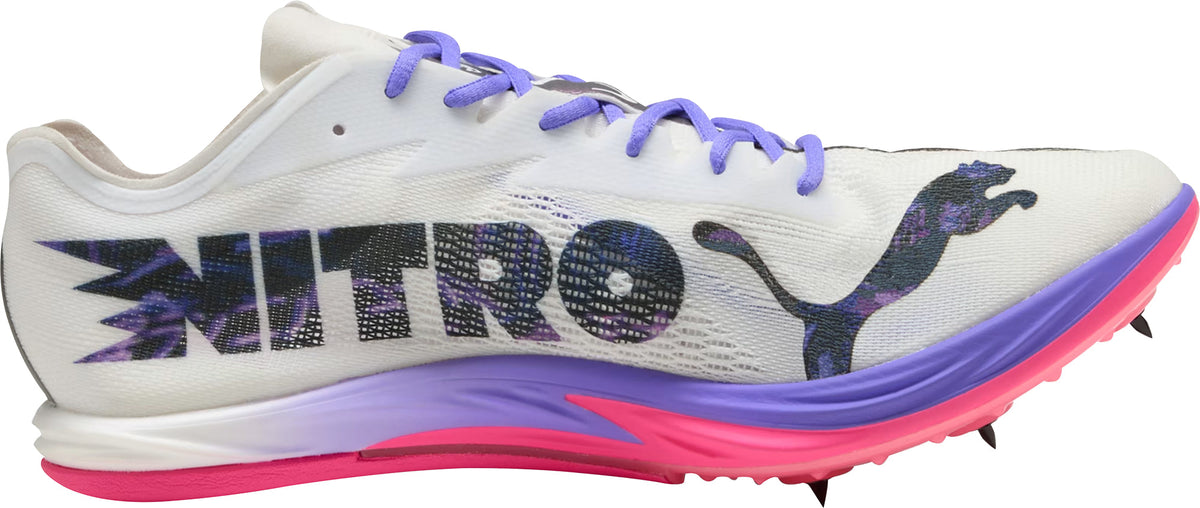 Nitro Elite 3 Long Distance Running Spikes - White