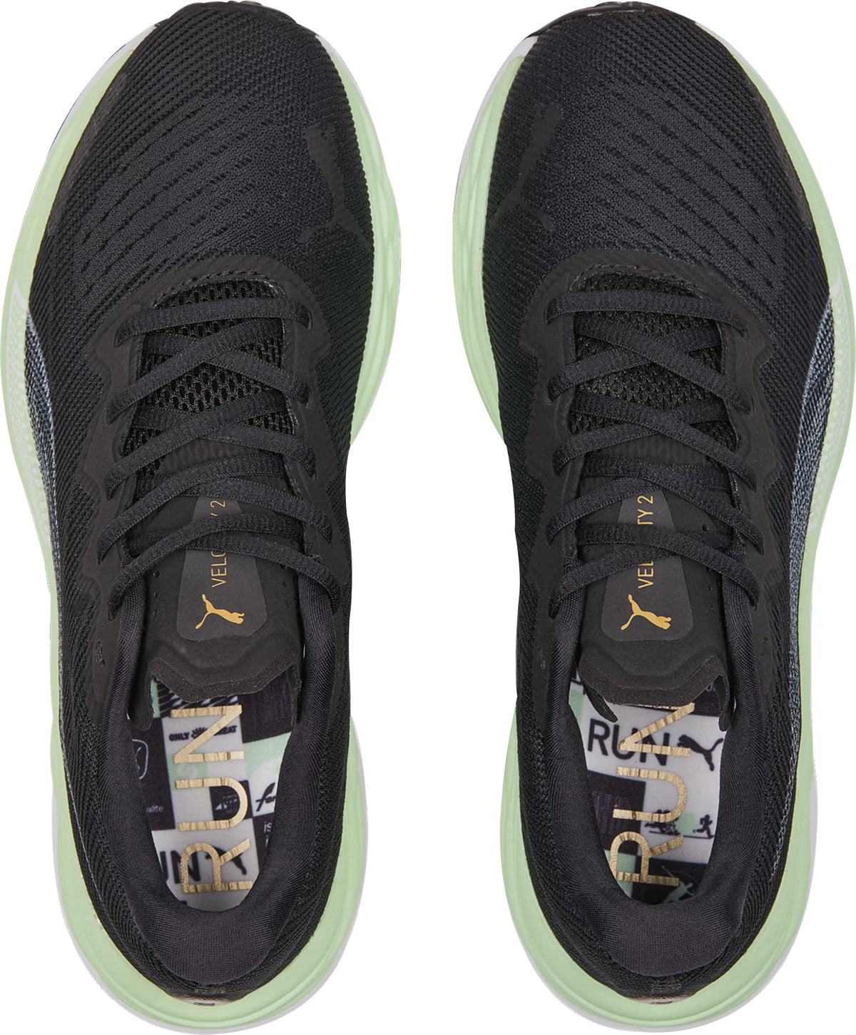 Women's Velocity Nitro 2 Road Running Shoes - Black