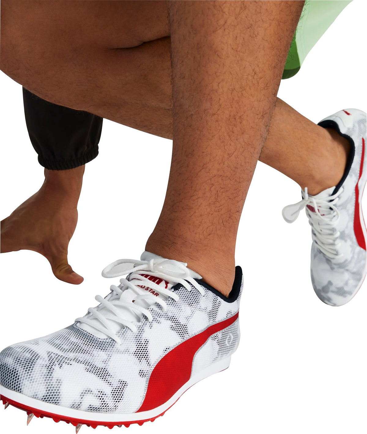 evoSpeed Star 8 Running Spikes - White