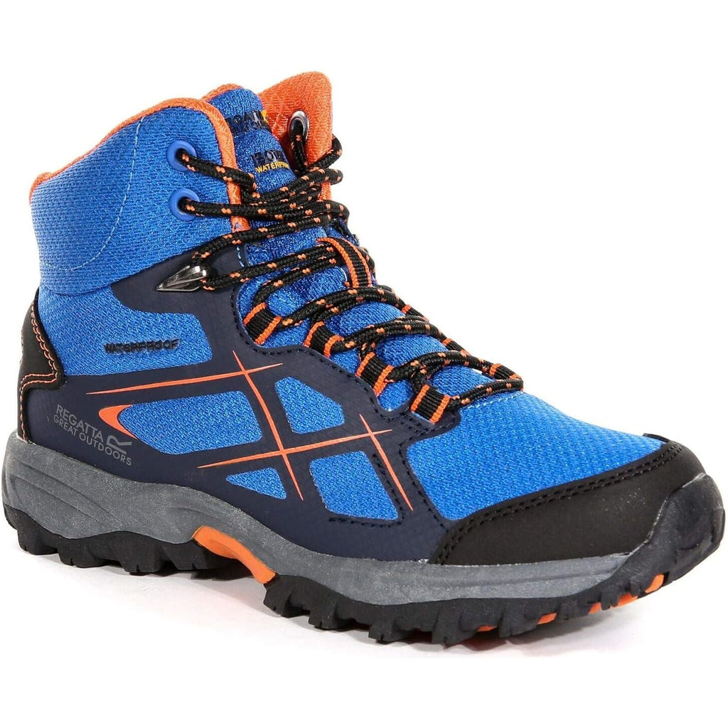 Junior Kota Mid Waterproof Walking Boots - Blue