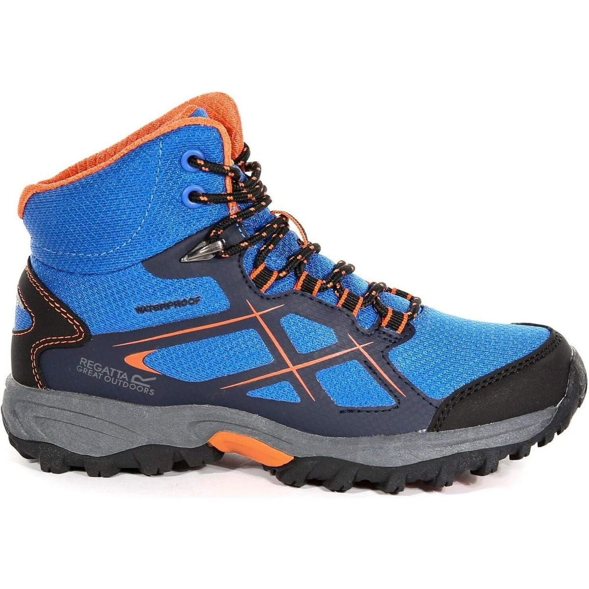 Junior Kota Mid Waterproof Walking Boots - Blue