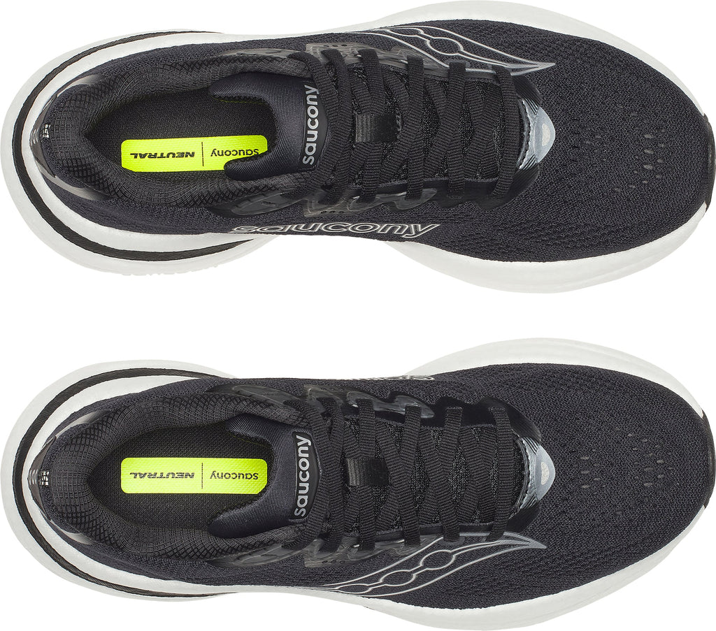 Women's Ride 19 Wide Fit Road Running Shoes - Black