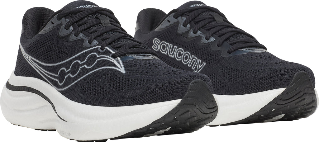Men's Ride 19 Wide Fit Road Running Shoes - Black