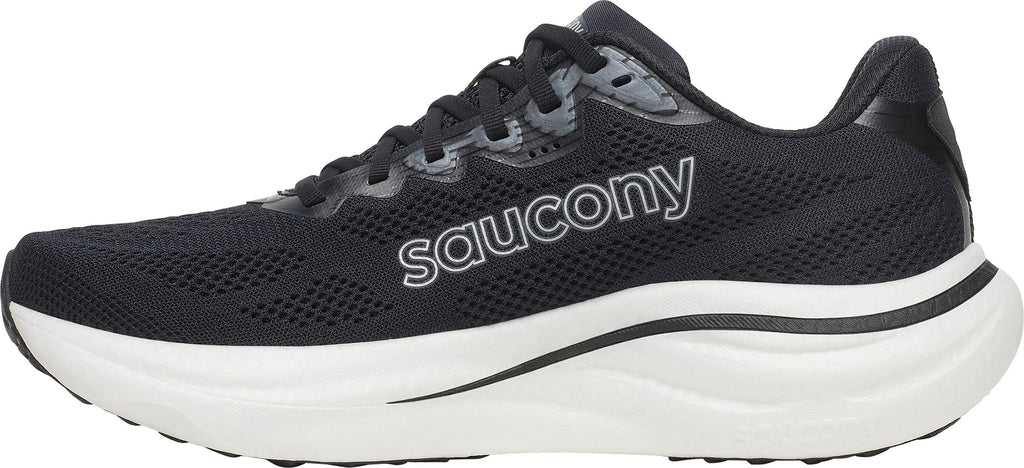 Men's Ride 19 Wide Fit Road Running Shoes - Black