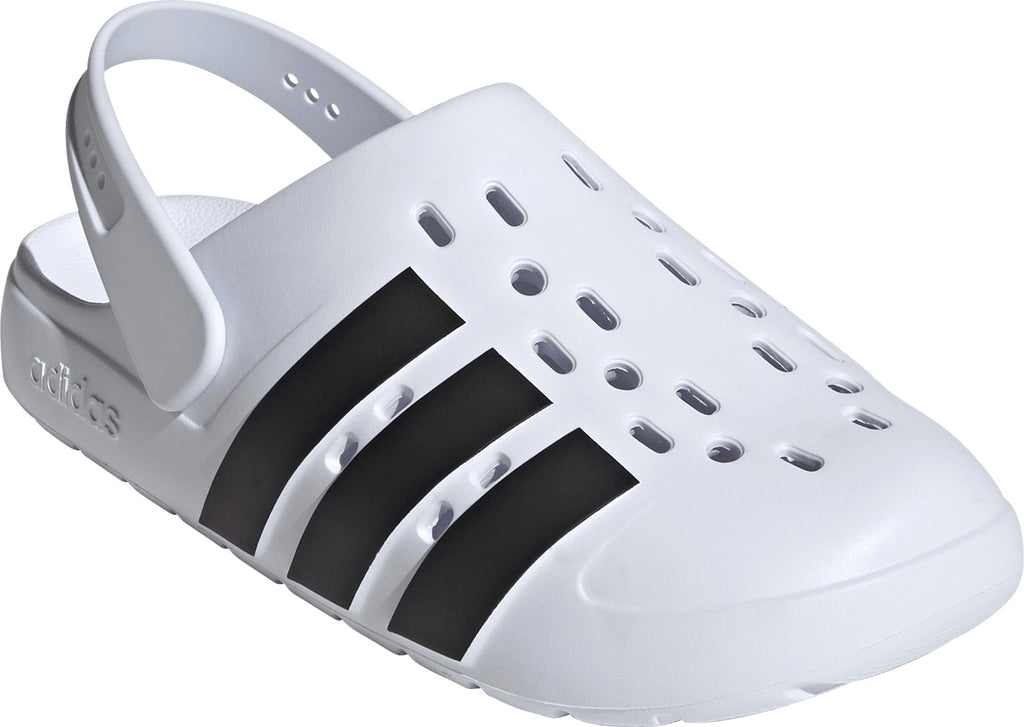 Adilette Clog Slides - White