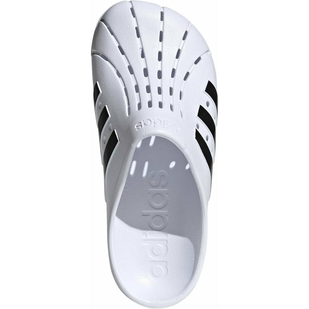 Adilette Clog Slides - White