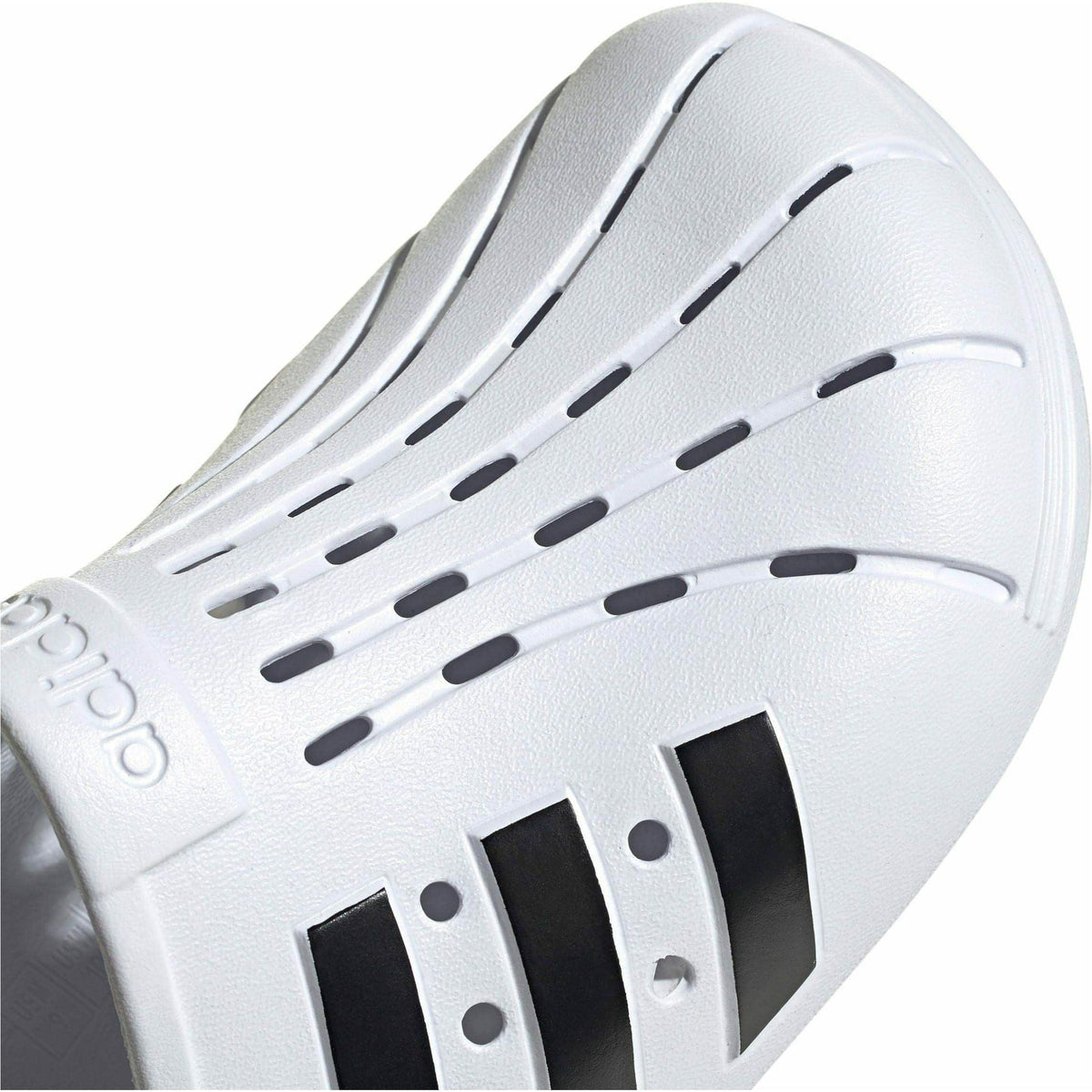 Adilette Clog Slides - White