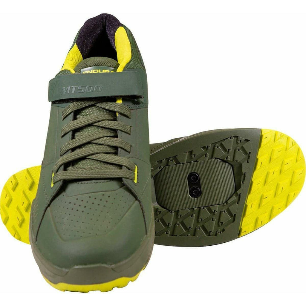Men's MT500 Burner Clipless MTB Cycling Shoes - Green