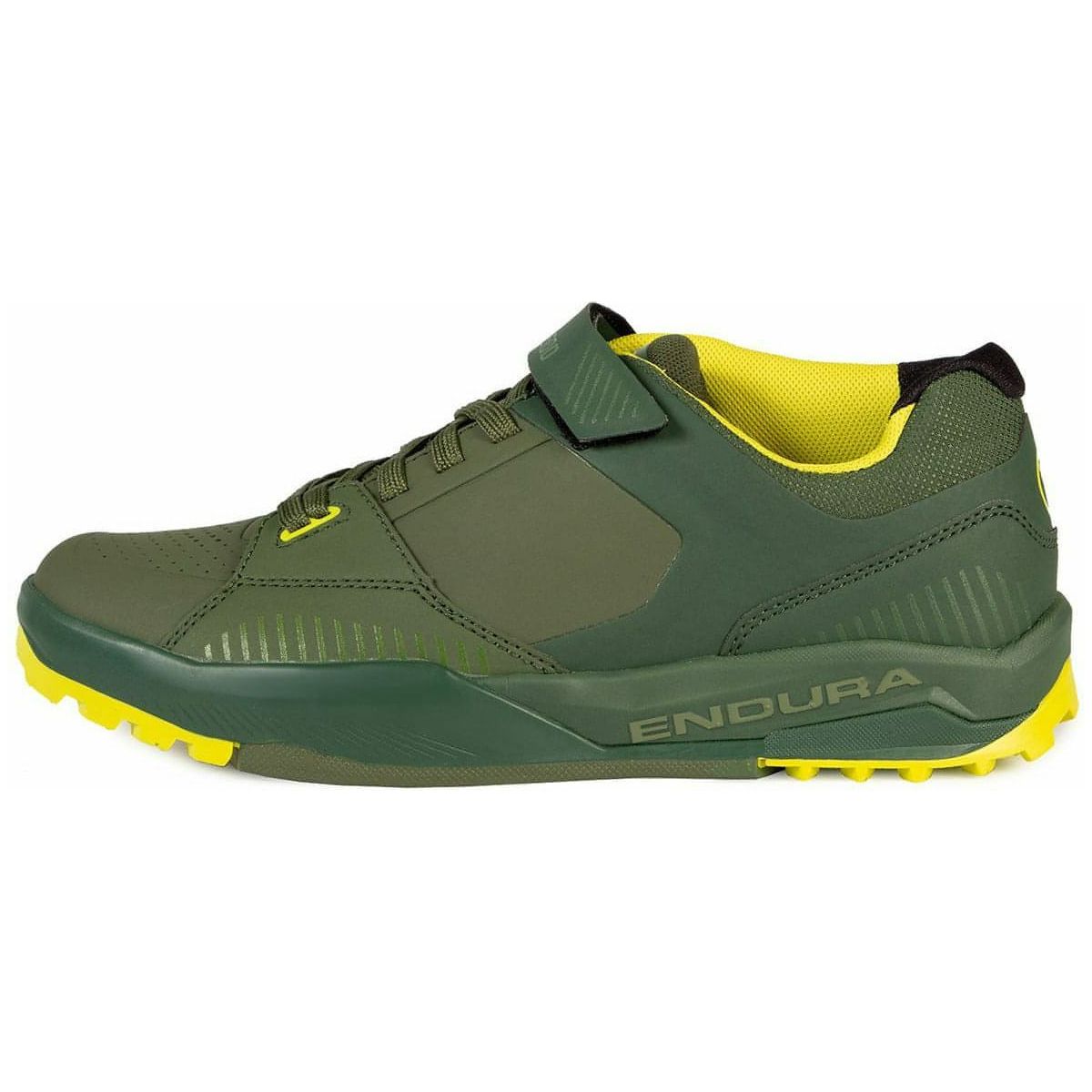 Men's MT500 Burner Flat MTB Cycling Shoes - Green